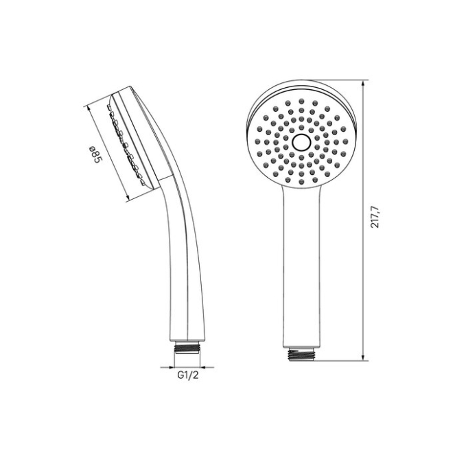 Лейка Iddis Optima Home 0011F85I18 Лейка Iddis Optima Home 0011F85I18