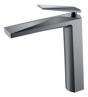 Смеситель для раковины Boheme Venturo 372-SGM вороненая сталь