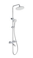 Душевая стойка со смесителем Wonzon & Woghand Capsule WW-B3031-A3-CR хром глянцевая с термостатом Душевая стойка со смесителем Wonzon & Woghand Capsule WW-B3031-A3-CR хром глянцевая с термостатом