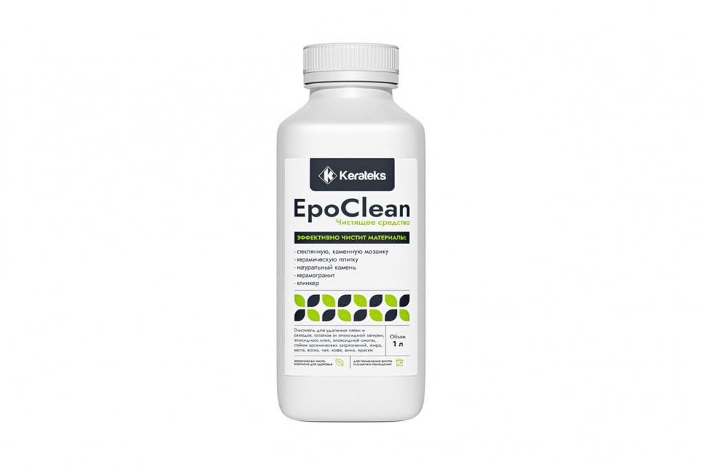 Очиститель от остатков и разводов эпоксидной затирки Kerateks EpoClean, 1 л Очиститель от остатков и разводов эпоксидной затирки Kerateks EpoClean, 1 л