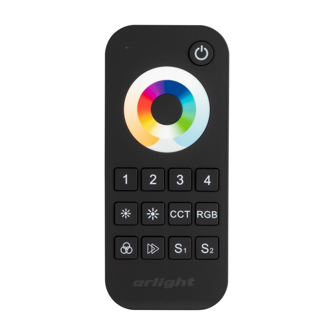 Пульт SMART-R22-MULTI Black (4 зоны, 2.4G), Arlight, 023473, изображение 2 Пульт SMART-R22-MULTI Black (4 зоны, 2.4G), Arlight, 023473, изображение 2
