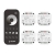 INTELLIGENT ARLIGHT Диммер SMART-SET-TRIAC-601-72-DIM-PD-IN Black (230V, 1x1.5A, x4, ПДУ 10кн, 2.4G), Arlight, 036199