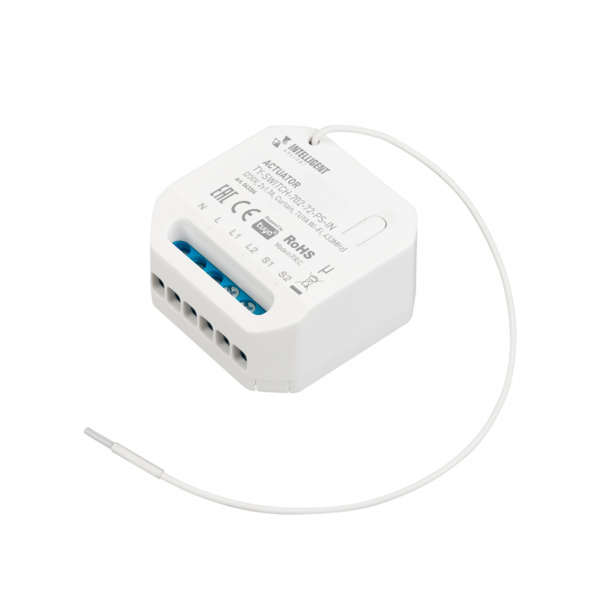 INTELLIGENT ARLIGHT Актуатор TY-SWITCH-702-72-PS-IN (230V, 2x1.7A, Curtain, TUYA Wi-Fi, 433MHz), Arlight, 043306, изображение 1 INTELLIGENT ARLIGHT Актуатор TY-SWITCH-702-72-PS-IN (230V, 2x1.7A, Curtain, TUYA Wi-Fi, 433MHz), Arlight, 043306, изображение 1