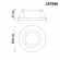 Встраиваемый поворотный светильник IP20 LED 3000К 10W 85-265V STERN SPOT NT19 554 NOVOTECH 357998, схема товара Встраиваемый поворотный светильник IP20 LED 3000К 10W 85-265V STERN SPOT NT19 554 NOVOTECH 357998, схема товара