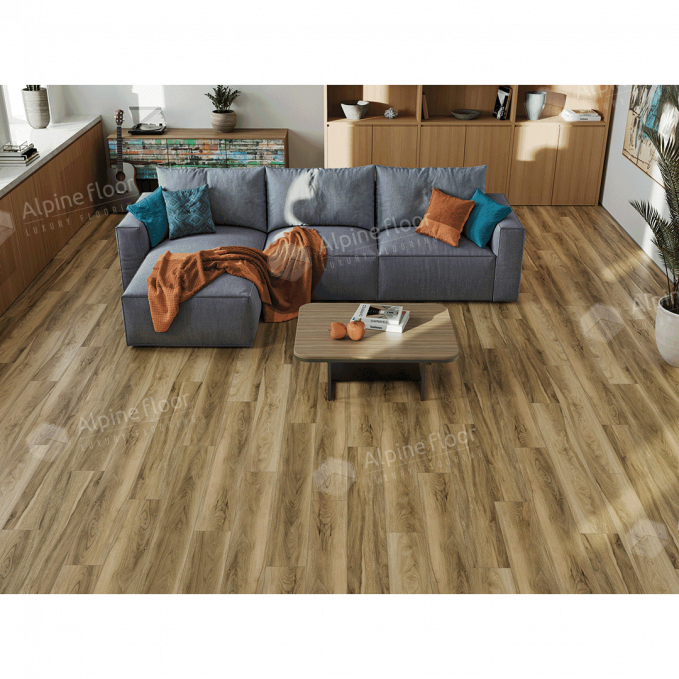 Каменный ламинат SPC Alpine Floor Nut Орех Ногал Классик, ECO 22-3 MC Каменный ламинат SPC Alpine Floor Nut Орех Ногал Классик, ECO 22-3 MC