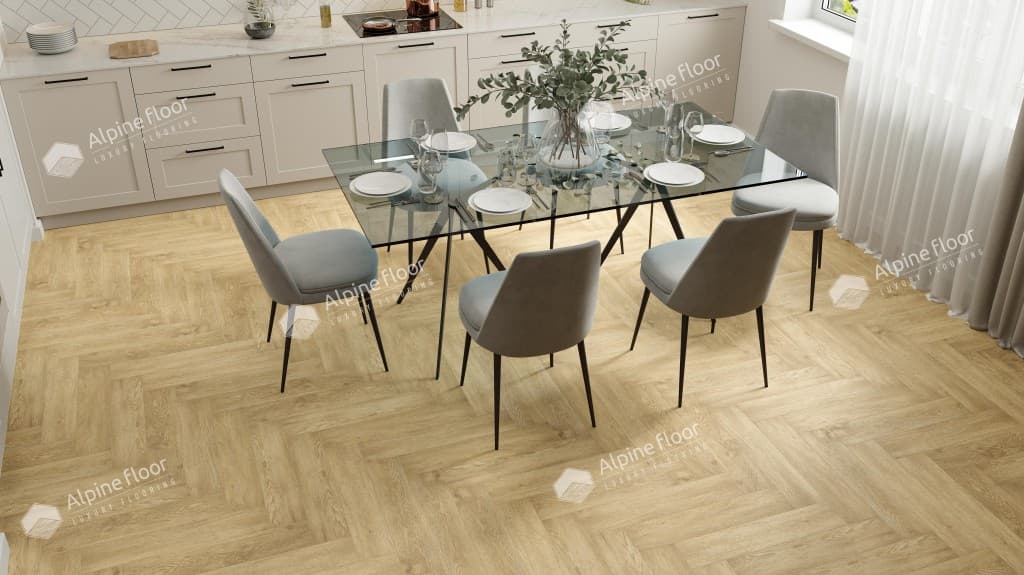 Кварцвиниловая плитка Alpine Floor Parquet LVT Дуб Ваниль Селект, ECO-16-3