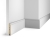 Плинтус Cosca Decor AP76 под покраску, 100x16x2400 мм, МДФ