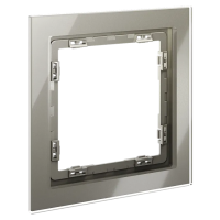 Рамка стеклянная VOLTUM S70 на 1 пост, (шелк, стекло), Voltum, VLS110104 Рамка стеклянная VOLTUM S70 на 1 пост, (шелк, стекло), Voltum, VLS110104