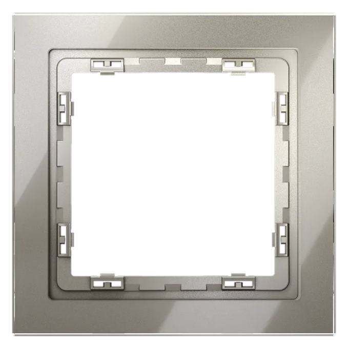 Рамка стеклянная VOLTUM S70 на 1 пост, (шелк, стекло), Voltum, VLS110104 Рамка стеклянная VOLTUM S70 на 1 пост, (шелк, стекло), Voltum, VLS110104