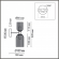 Бра E14 2*40W 220V KASSIA MODERNI Бра 132 LUMION 6586/2W, схема товара Бра E14 2*40W 220V KASSIA MODERNI Бра 132 LUMION 6586/2W, схема товара