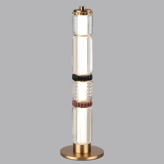 Настольная лампа LED 15W 4000K COLLIER L-VISION Настольная 043 ODEON LIGHT 5455/15TL, фото на цветном фоне 1