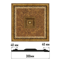 Декоративное панно Decomaster D31-43, 300x300x32 мм