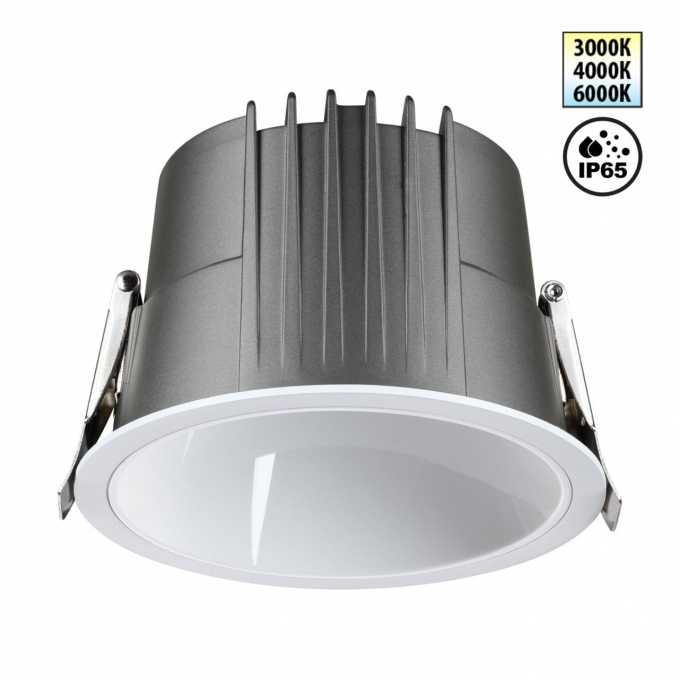 Светильник встраиваемый с переключателем цв. температуры IP65 LED 20W 170-265V 3000К/4000К/6000К LANG SPOT NT24 510 NOVOTECH 359428, изображение 1 Светильник встраиваемый с переключателем цв. температуры IP65 LED 20W 170-265V 3000К/4000К/6000К LANG SPOT NT24 510 NOVOTECH 359428, изображение 1