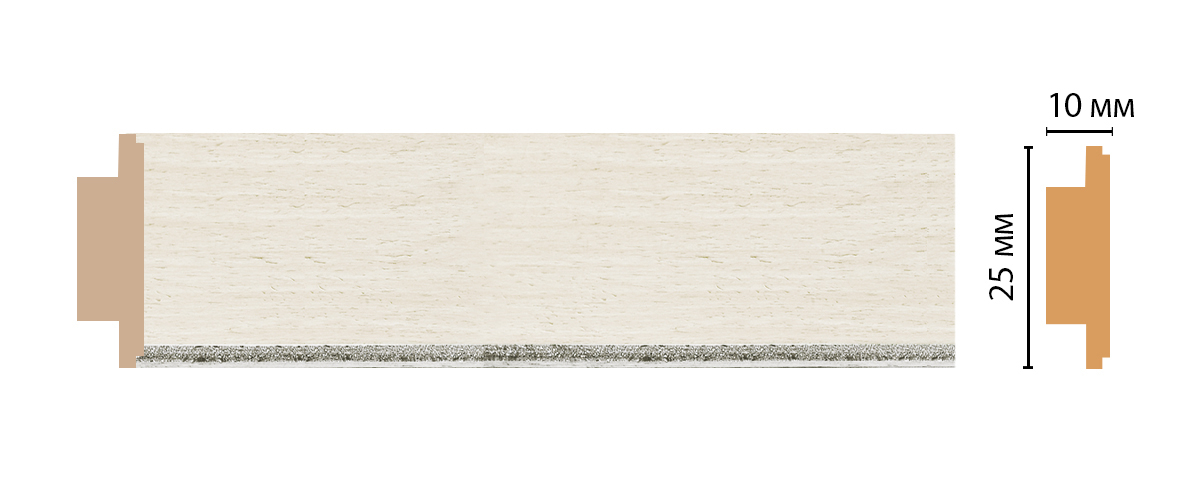 Молдинг Decomaster 110-15, 30x10x2400 мм Молдинг Decomaster 110-15, 30x10x2400 мм