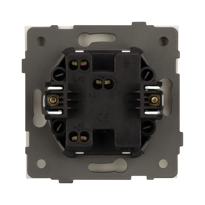 Механизм выключателя одноклавишный проходной SWT-TENDO-MKP1-SFPL-GD (230V, 10A), Arlight, 054580, изображение 2