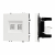 Механизм сдвоенной компьютерной розетки SCT-NOBE-MPC2-SFPL-WH (RJ-45, CAT6), Arlight, 054312