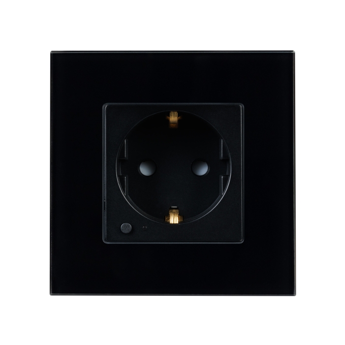Розетка электрическая с Zigbee управлением SCT-OMALI-EUZB1-PL-BK (240V, 16A, Zigbee), Arlight, 050216, изображение 2 Розетка электрическая с Zigbee управлением SCT-OMALI-EUZB1-PL-BK (240V, 16A, Zigbee), Arlight, 050216, изображение 2