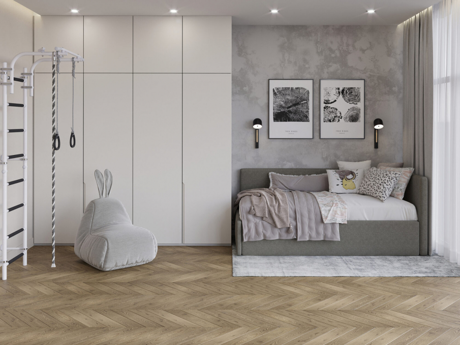 Инженерная доска AlixFloor Французская ёлка Дуб кантри темный, ALX1058CV Инженерная доска AlixFloor Французская ёлка Дуб кантри темный, ALX1058CV