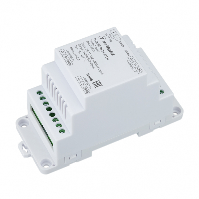 Усилитель SMART-DMX (12-36V, 2CH, DIN), Arlight, 028415, изображение 1