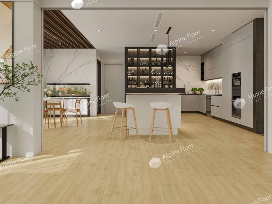 Каменный ламинат SPC Alpine Floor Classic Light Дуб Ваниль Селект, ECO 106-33 MC