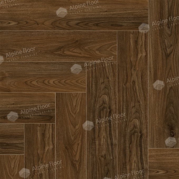 Каменный ламинат SPC Alpine Floor Nut Орех Кенари, ECO 22-4 MC