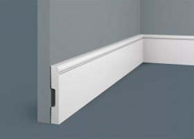 Плинтус Cosca Decor PX032, 82х13x2000 мм, Экополимер Плинтус Cosca Decor PX032, 82х13x2000 мм, Экополимер