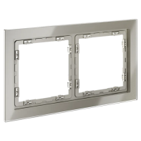 Рамка стеклянная VOLTUM S70 на 2 поста, (шелк, стекло), Voltum, VLS110204 Рамка стеклянная VOLTUM S70 на 2 поста, (шелк, стекло), Voltum, VLS110204