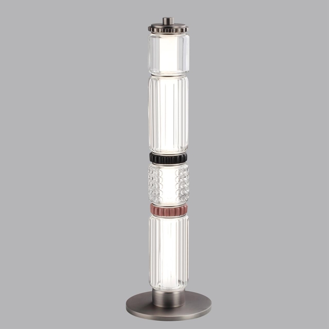 Настольная лампа LED 15W 4000K COLLIER L-VISION Настольная 045 ODEON LIGHT 5456/15TL, фото на цветном фоне 1