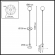 Светильник IP65 LED 3W 195Лм 3000K 200° 12-24V DEW (нужен драйвер 357781/357782) NATURE ODL25 655 ODEON LIGHT 7120/3GLB, схема товара