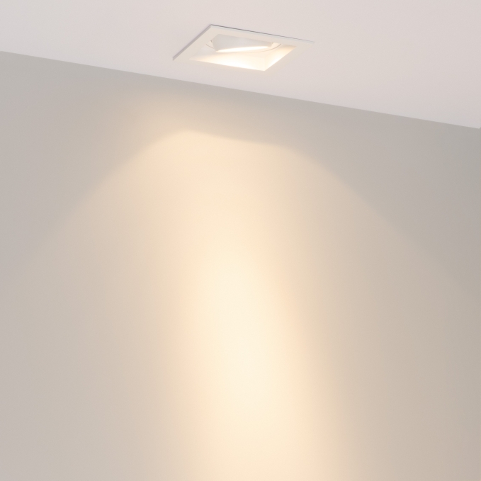 Светильник MS-VORTEX-BUILT-S90x90-12W Warm3000 (WH-WH, 20 deg, 230V), Arlight, 057912, изображение 2 Светильник MS-VORTEX-BUILT-S90x90-12W Warm3000 (WH-WH, 20 deg, 230V), Arlight, 057912, изображение 2