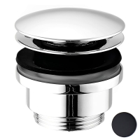 Донный клапан для раковины Webert AC0405560 черный матовый