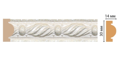 Молдинг Decomaster 157-20 ДМ, 30x13x2400 мм