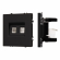 Механизм сдвоенной компьютерной розетки SCT-NOBE-MPC2-SFPL-BK (RJ-45, CAT6), Arlight, 054313, изображение 1