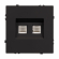 Механизм сдвоенной компьютерной розетки SCT-NOBE-MPC2-SFPL-BK (RJ-45, CAT6), Arlight, 054313, изображение 2