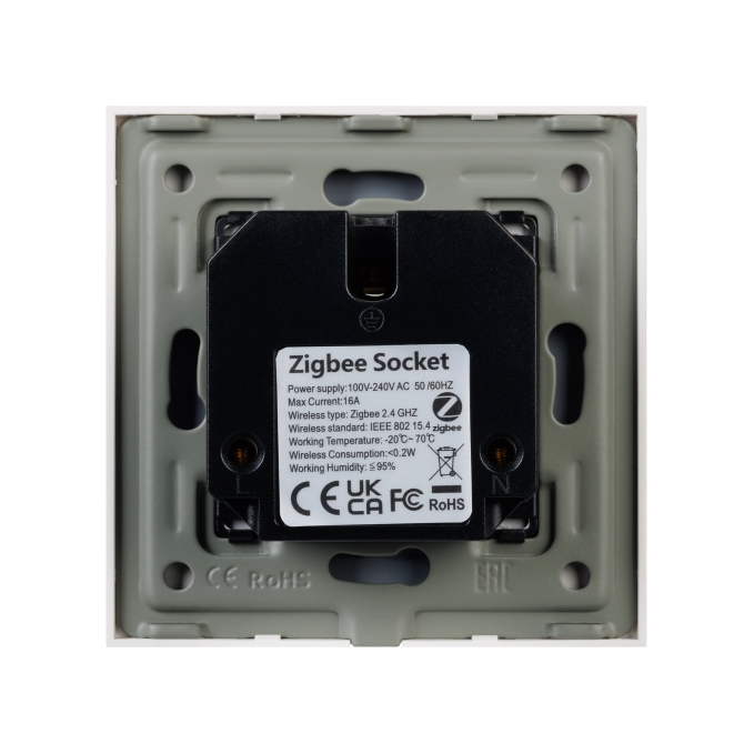 Розетка электрическая с Zigbee управлением SCT-OMALI-EUZB1-PL-GD (240V, 16A, Zigbee), Arlight, 050218, изображение 3 Розетка электрическая с Zigbee управлением SCT-OMALI-EUZB1-PL-GD (240V, 16A, Zigbee), Arlight, 050218, изображение 3