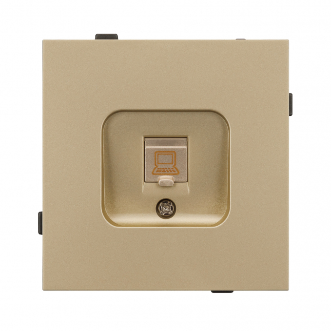 Механизм компьютерной розетки SCT-TENDO-MPC1-SFPL-GD (RJ-45, CAT6), Arlight, 054592, изображение 3 Механизм компьютерной розетки SCT-TENDO-MPC1-SFPL-GD (RJ-45, CAT6), Arlight, 054592, изображение 3