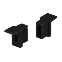 Заглушка SL-MINI-6-H9 BLACK c отверстием, Arlight, 044087