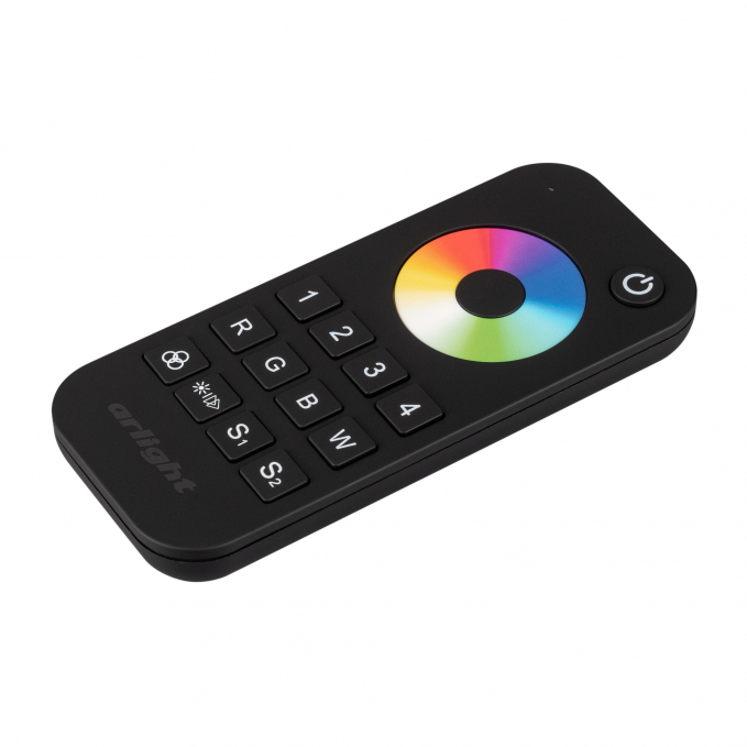 Пульт SMART-R26-RGBW Black (4 зоны, 2.4G), Arlight, 023477, изображение 1 Пульт SMART-R26-RGBW Black (4 зоны, 2.4G), Arlight, 023477, изображение 1