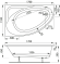 Ванна акриловая Vagnerplast Hapi 170x110 L VPBA170HAP3LX-04 Ванна акриловая Vagnerplast Hapi 170x110 L VPBA170HAP3LX-04