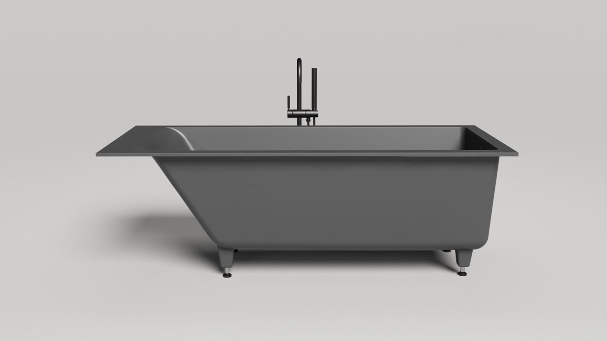 Ванна из литьевого камня Salini Cascata Kit 180x80 104513G белая глянцевая встраиваемая Ванна из литьевого камня Salini Cascata Kit 180x80 104513G белая глянцевая встраиваемая