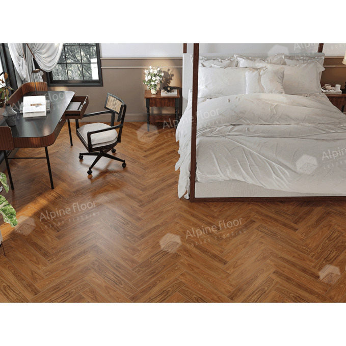 Каменный ламинат SPC Alpine Floor Nut Орех Нойер, ECO 22-5 MC