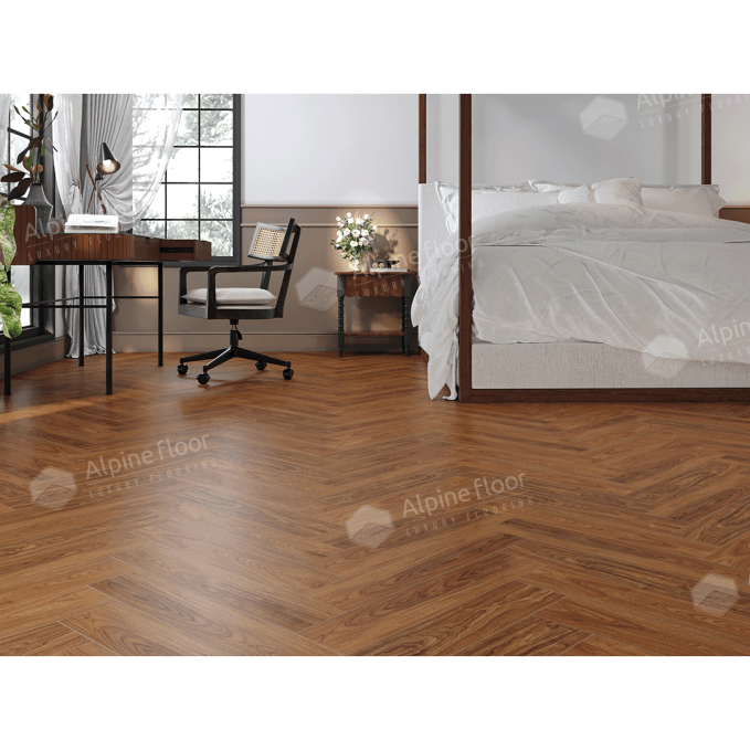 Каменный ламинат SPC Alpine Floor Nut Орех Нойер, ECO 22-5 MC