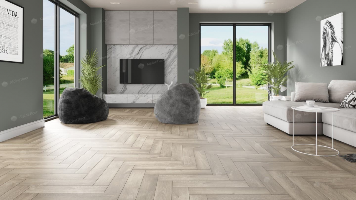 Кварцвиниловая плитка Alpine Floor Parquet LVT Дуб Натуральный Отбеленный, ECO-16-5 Кварцвиниловая плитка Alpine Floor Parquet LVT Дуб Натуральный Отбеленный, ECO-16-5