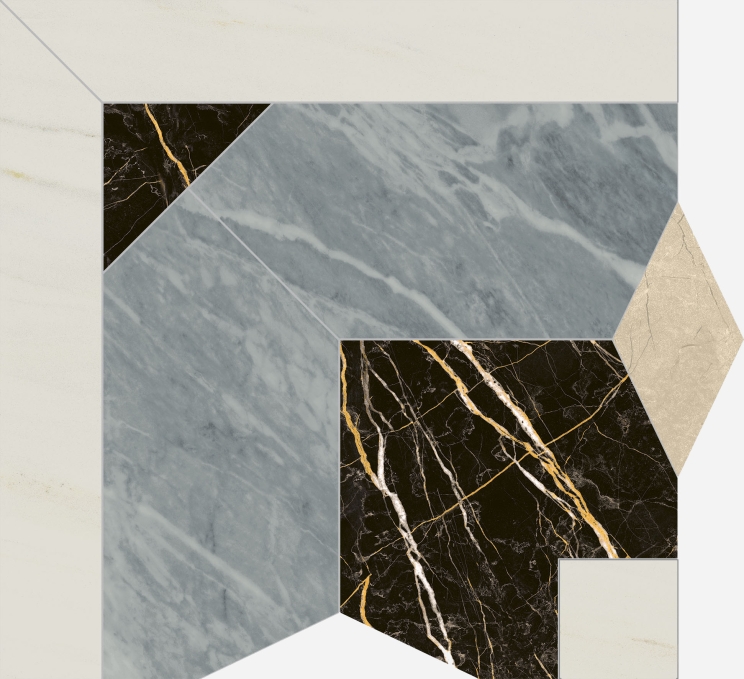 Декор Italon Charme Extra Atlantic Intarsio Angolo 60x60, 620120000082 Декор Italon Charme Extra Atlantic Intarsio Angolo 60x60, 620120000082