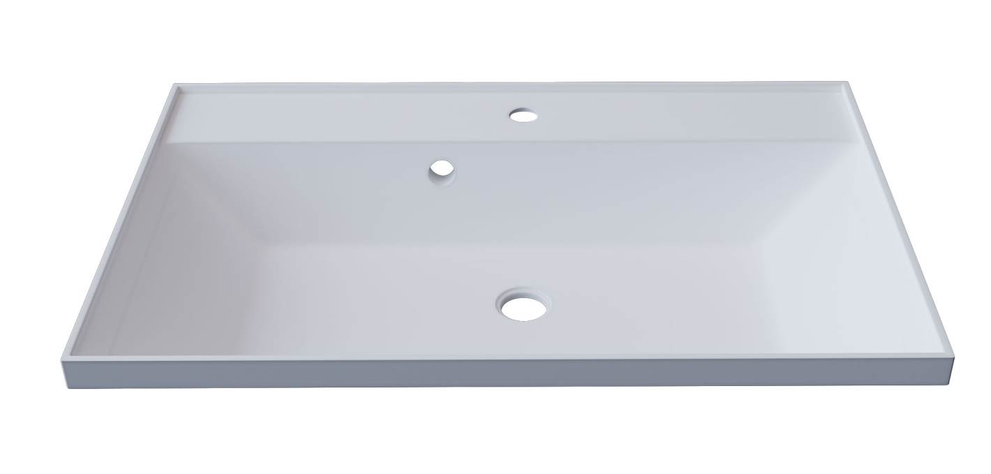 Мебельная раковина Madera Classica 4627173210829 80 см белая матовая