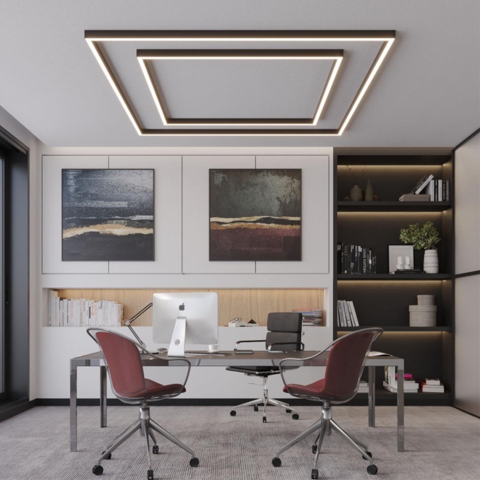 Светильник линейный светодиод. с переключ. цв. температуры IP20 LED 60W 220-240V 3000К/4000К/6000К FATTO OVER NT25 068 NOVOTECH 359607, фото в интерьере 1 Светильник линейный светодиод. с переключ. цв. температуры IP20 LED 60W 220-240V 3000К/4000К/6000К FATTO OVER NT25 068 NOVOTECH 359607, фото в интерьере 1