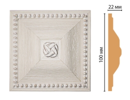 Вставка цветная Decomaster D209-14, 100x100x22 мм