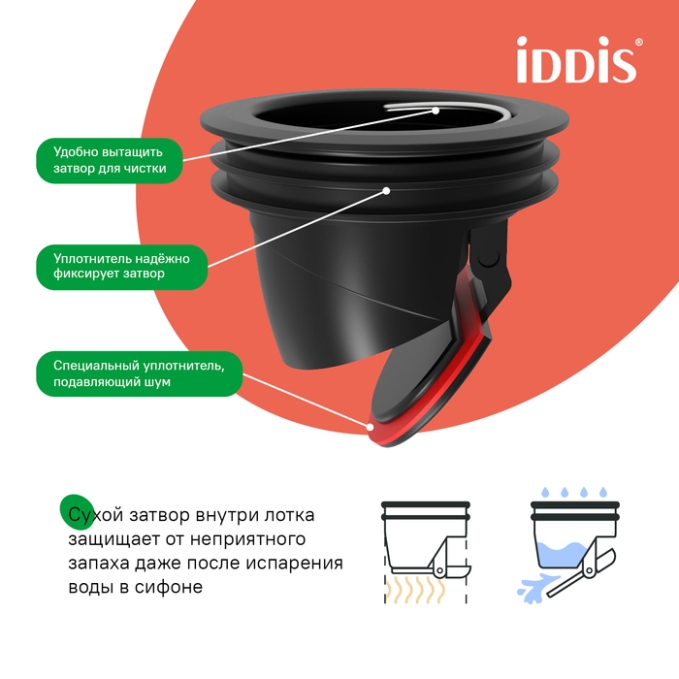 Лоток душевой Iddis Perfex 975B5MG20DZ