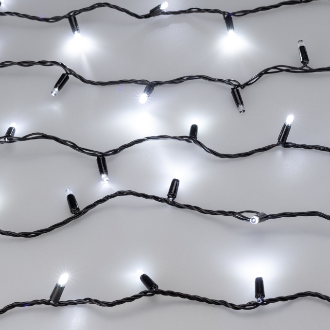 Светодиодная гирлянда ARD-STRING-CLASSIC-1000-BLACK-100LED-PULSE White (230V, 7W), Arlight, 031651, изображение 2 Светодиодная гирлянда ARD-STRING-CLASSIC-1000-BLACK-100LED-PULSE White (230V, 7W), Arlight, 031651, изображение 2