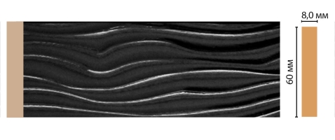 Молдинг Decomaster D043-195, 60x8x2400 мм